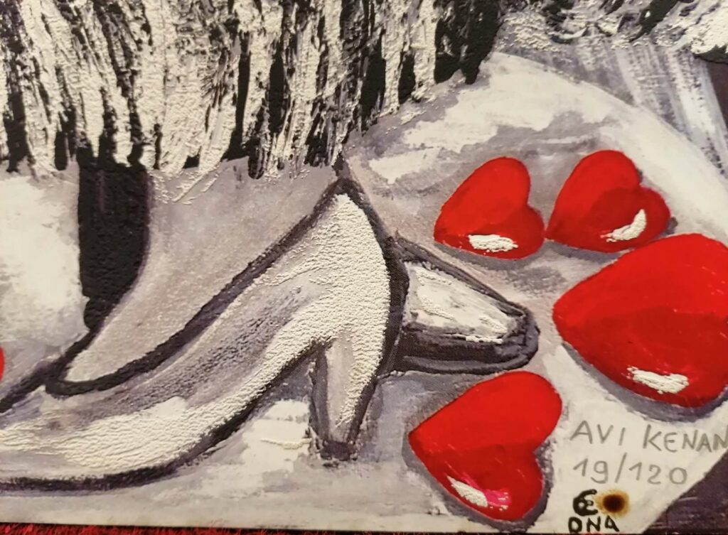 "Love is in the Air" by Avi Kenan - With artist's DNA